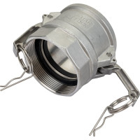 Камлок соединение типа DР (2.5"; заглушка для розетки; алюминий) TITAN LOCK TL250DPAL