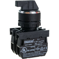 Переключатель Emas серия B, 2-0-1, с фиксацией, 2НО, 250В AC, 4 А B101S30