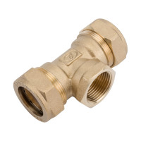 Тройник Lavita труба-вн. резьба-труба Т/S 20х3/4х20