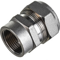 Муфта Lavita труба-вн. резьба усиленная V/S F 20х3/4 HP, НИКЕЛ V/S (F) 203/4" HP, НИКЕЛ