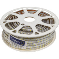 Лента светодиодная General Lighting Systems, GLS-5050-60-14.4-220-IP67-6 600Лм/м 14,4Вт/м 60диод/м 220В 6,5мм IP67 6500K-холодно-белый катушка 50м 504715