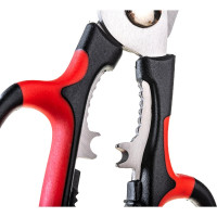 Ножницы Lara 23 см 6 в 1 прорезиненные ручки, сверхострая заточка, блистер LR05-92 BLISTER