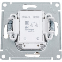 1-клавишный выключатель с подсветкой Systeme Electric (Schneider Electric) ATLASDESIGN сх.1а, 10АХ, бежевый ATN000213