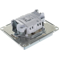 2-клавишный выключатель Systeme Electric (Schneider Electric) GLOSSA, сх.5, 10АХ, алюминий GSL000351