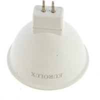 Светодиодная лампа Eurolux LL-E-MR16-7W-230-2,7K-GU5.3, рефлектор, 7Вт, теплый белый, GU5.3/  76/2/23