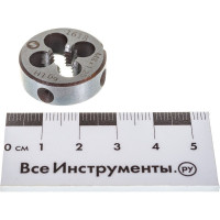 Плашка ИНСТУЛС М. 8.0х1.25х25х9 9SiCr 6g DIN223 левая 00001178585