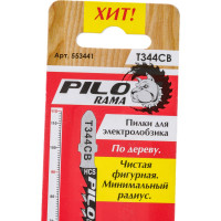 Пилки T344CB (2 шт; 9/10 TPI; 116x90 мм; h=4-80 мм) по дереву и пластику Pilorama 553441