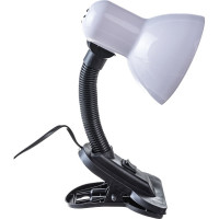 Настольный светильник General Lighting Systems на прищепке Е27, 300х120х90мм, белый GTL-021-60-220 800121