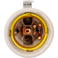 Патрон Uniel ULH-E27P-Ceramic, керамический, с держателем, Цоколь Е27 11023