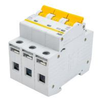 Автоматический выключатель IEK ВА47-29, 3Р, 20А, 4,5кА, х-ка D MVA20-3-020-D
