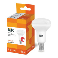 Светодиодная лампа IEK ECO R50 рефлектор 5Вт 230В 3000К E14 LLE-R50-5-230-30-E14