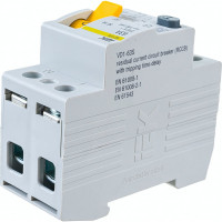 Устройство защитного отключения IEK ВД1-63S УЗО, 2Р, 63А, 100мА MDV12-2-063-100