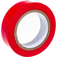 Изолента General Lighting Systems ПВХ GIT-13-15-10-R 0,13х15мм, 10м, красная 1/10/400 475001