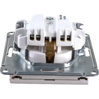 Розетка Systeme Electric W59 AQUA, с заземлением, со шторками, 16А, IP44, белый RS16-152B-1-86