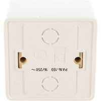 Розетка Systeme Electric ХИТ, О/У, с заземлением, без шторок, белый RA16-133I-B