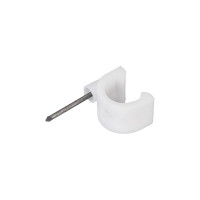 Круглая скоба для кабеля Невский Крепеж А10 мм 50 шт. 800447