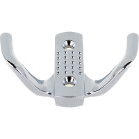 Крючок Tech-Krep/Zitar с перфорацией, 2-х рожковый, хром 1 шт. 129909