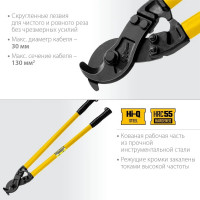 Кабелерез STAYER XC-30 d 30 мм 600 мм 2334-60_z02