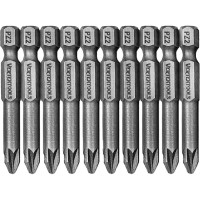 Набор бит PZ2х50 10 шт. Vertextools БТ-PZ2-50