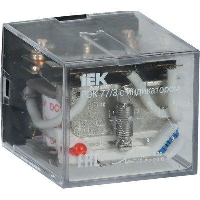 Реле IEK РЭК77/3 LY3 RRP10-3-10-012A-LED