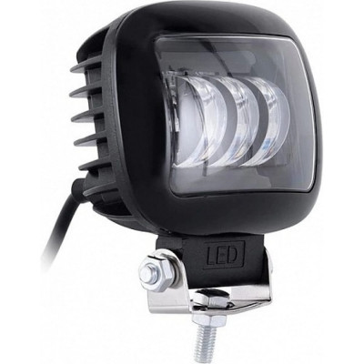 Вымпел Светодиодная фара WL-330 /кв. мет. корп., LENS, 3 LED, 45W/ 5204