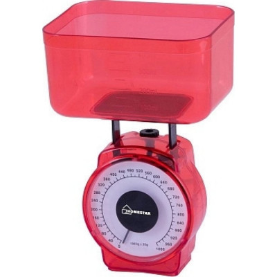 Homestar Весы кухонные механические HS-3004М 1 кг цвет красный 002795