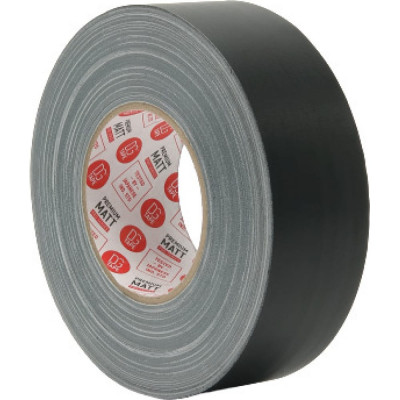 DGTAPE Клейкая лента MATT - Гаффа тейп 50мм/50м - Черный MATT50050/50/B