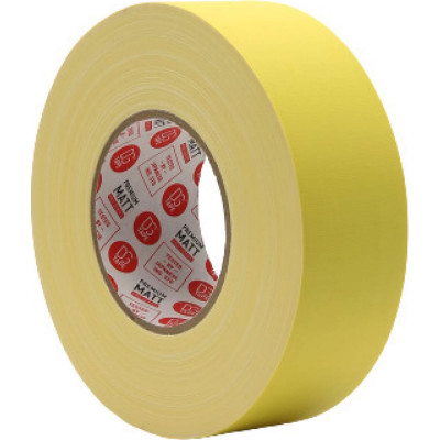 DGTAPE Клейкая лента MATT - Гаффа тейп 50мм/50м - Светло-Желтый MATT50050/50/Y