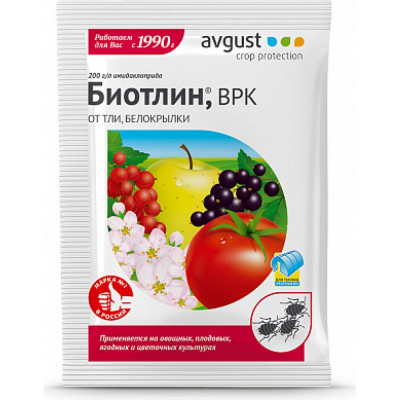 Препарат от тли и других сосущих вредителей Avgust Биотлин A00209