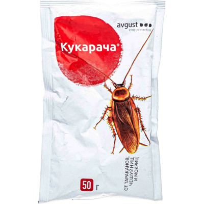 Avgust Гранулы от тараканов и мокриц Кукарача 50 г A00493