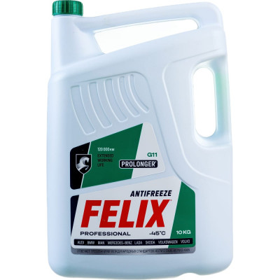 FELIX Антифриз PROLONGER-40 G-11 /10кг/ зеленый 430206021