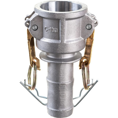 TITAN LOCK Камлок cоединение типа С розетка с хвостовиком алюминий TL100CAL