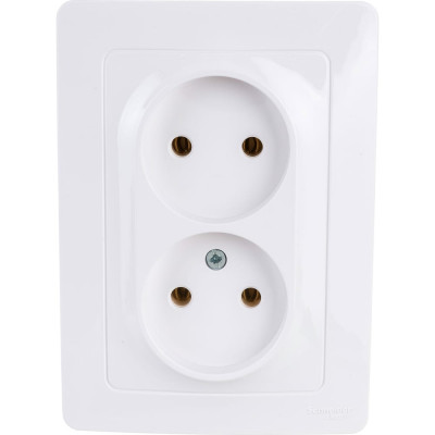 Двойная розетка Systeme Electric BLANCA BLNRS000021