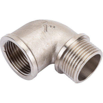 Латунный резьбовой угольник PRO AQUA 02-m25-f25xb