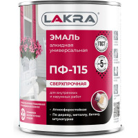 Эмаль Лакра ПФ-115 серая, 1 кг 90000661776