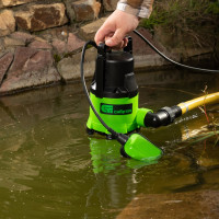 СИБРТЕХ Дренажный насос для грязной воды СДН450-35, 450 Вт, напор 5,5 м, 8000 л/ч 97263