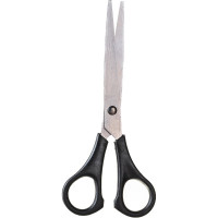 Тупоконечные ножницы Attache Economy 160 мм, с пластиковыми симметричными ручками, черный 1039679