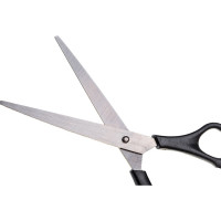 Тупоконечные ножницы Attache Economy 160 мм, с пластиковыми симметричными ручками, черный 1039679