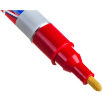 Лаковый маркер EDDING E-751/2 красный, 1-2 мм, мет. корп., 87776