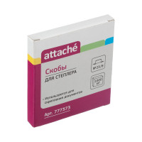 Оцинкованные скобы для степлера Attache №23/8, 30-50 листов 1000 шт в упаковке 777373
