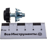 Мебельная регулировочная ножка ЕВРОПАРТНЕР с забивной гайкой М6, 4 шт. 16 3210 11
