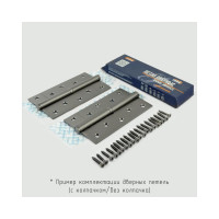 Петля НОРА-М 750-5" мат. хром покр. левая 2,5 мм, №2 10597