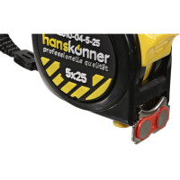 Рулетка Hanskonner 5x25, 2 стопа HK2010-04-5-25