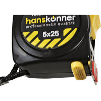 Рулетка Hanskonner 5x25, 2 стопа HK2010-04-5-25
