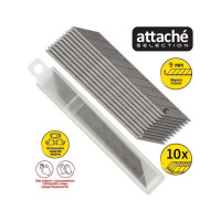 Лезвие запасное (10 шт; 9 мм) для ножа Genius 389386 Attache Selection 401631