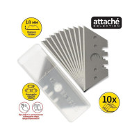 Лезвие запасное (10 шт; 18 мм) для ножа 280464 Attache Selection 280465