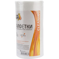 Салфетки Рыжий кот из спанлейса в рулоне с перфорацией 22x23 см 125 шт 002927