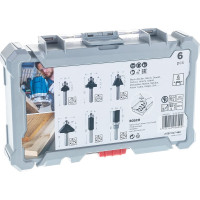 Набор кромочных фрез (6 шт; хвостовик 8 мм) Bosch 2607017469
