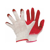 Хозяйственные перчатки с латексным покрытием Park EL-S001, цвет синий/оранжевый, 001060