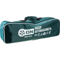 Набор автомобилиста ON 6 предметов сумка, аптечка, огнетушитель, трос, знак, перчатки 16-07-010